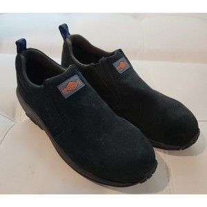 Merrell‎ Womens Work Shoes 11 M Black J62382 Slip On Alloy Toe Clog Electrical